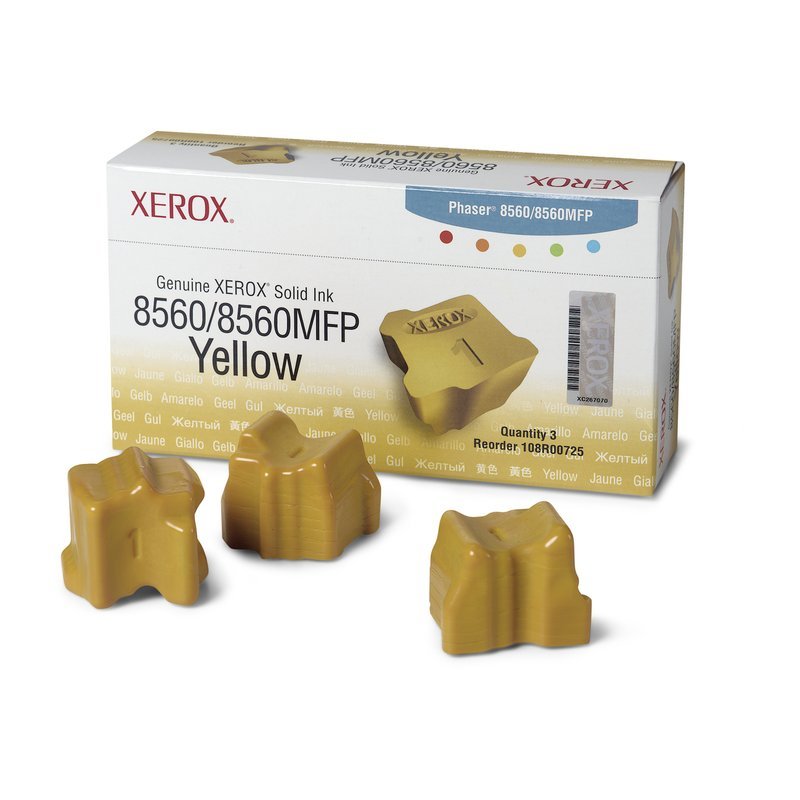 XEROX PH 8560 SOLID INK GIALLO 3PZ