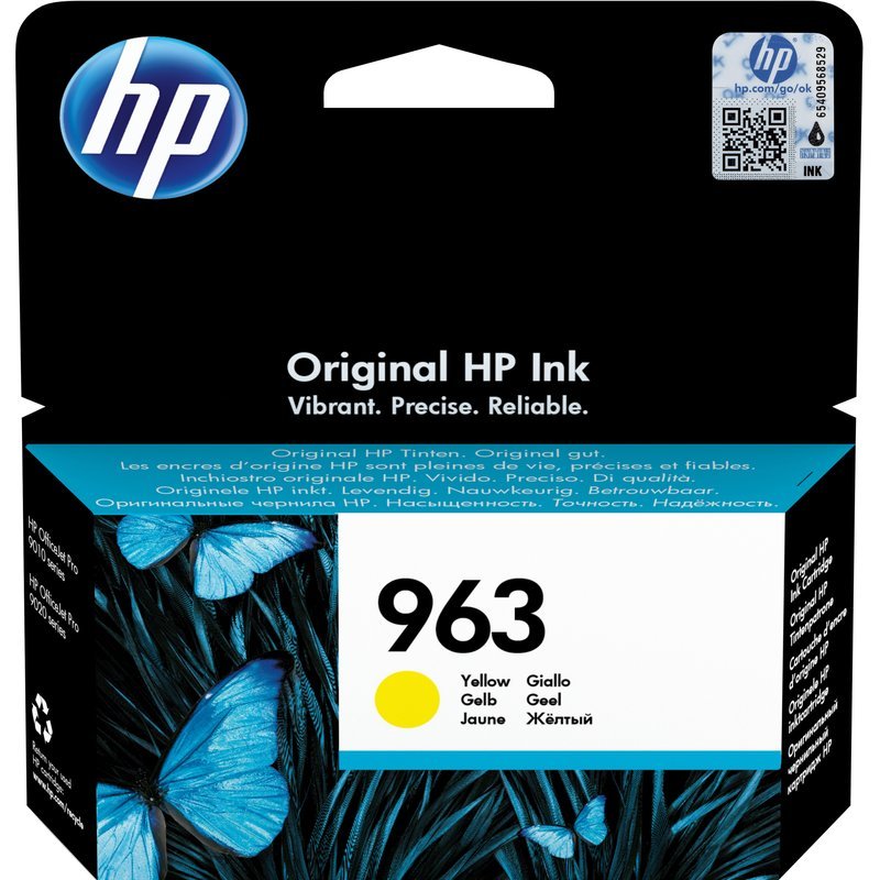 HP 963 Yellow Original Ink Cartridge - I
