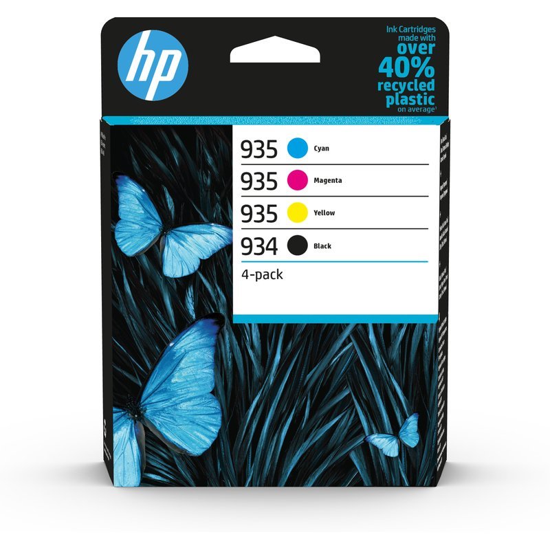 HP 934 Black / 935 CMY Ink Cartridge 4-P