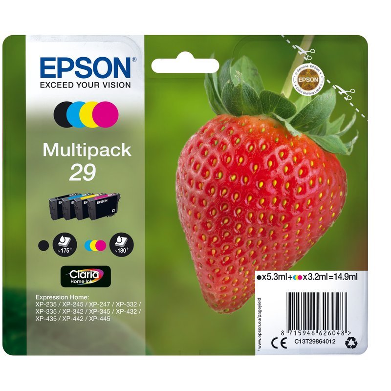 MULTIPACK 29 FRAGOLA CONF.4CARTUCCE