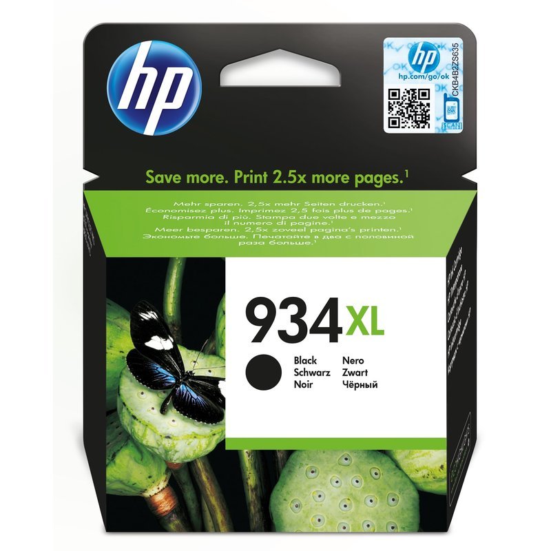 HP 934XL High Yield Black Original Ink C