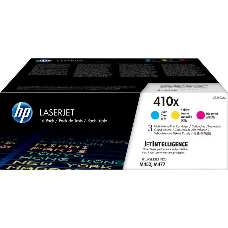 HP 410X CYM Tri-Pack LJ Toner Cartridge