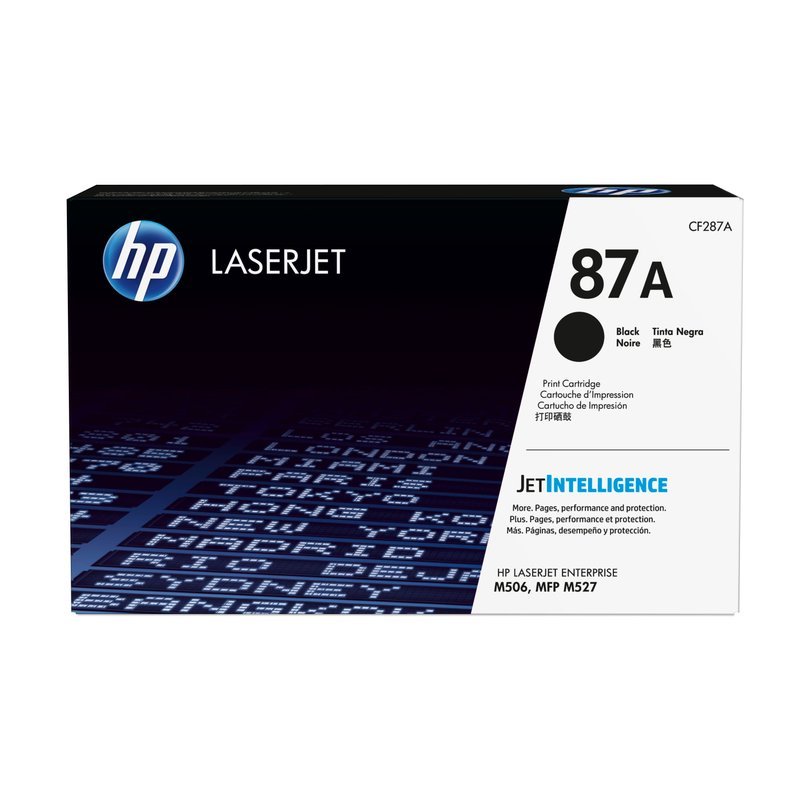 HP 87A Black LaserJet Toner Cartridge -