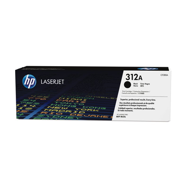 HP 312A Black LaserJet Toner Cartridge -