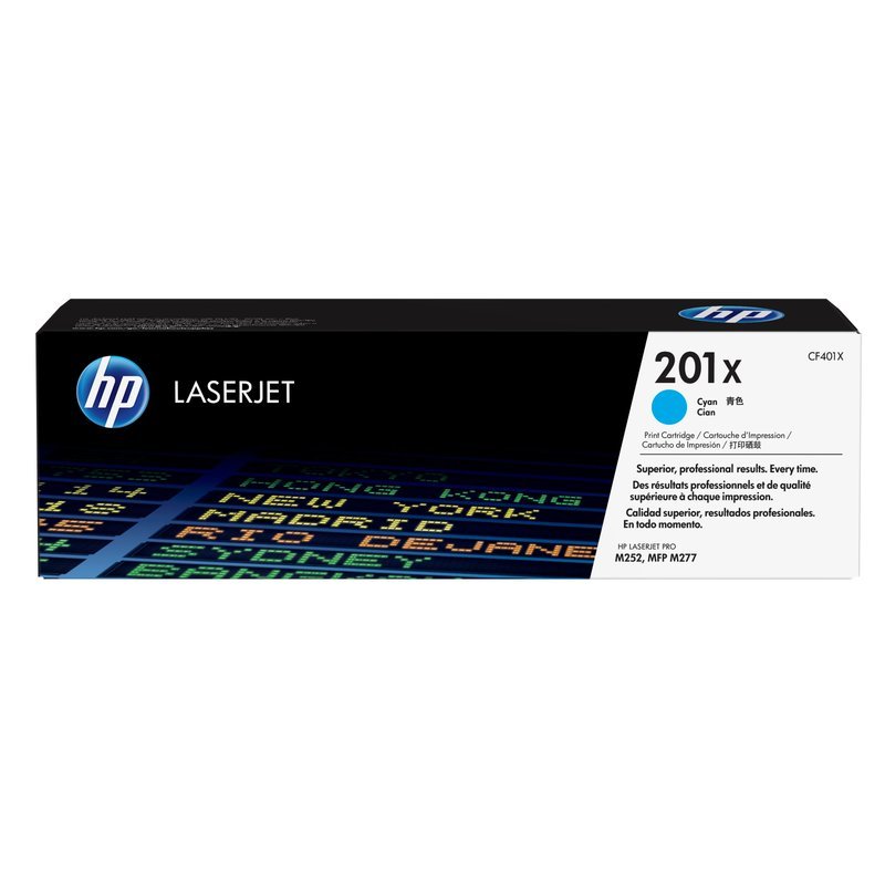 HP 201X Cyan LaserJet Toner Cartridge -