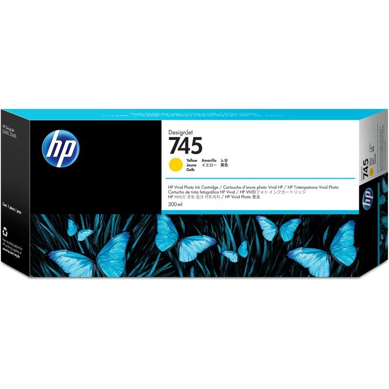 HP 745 DA 300 ML GIALLO